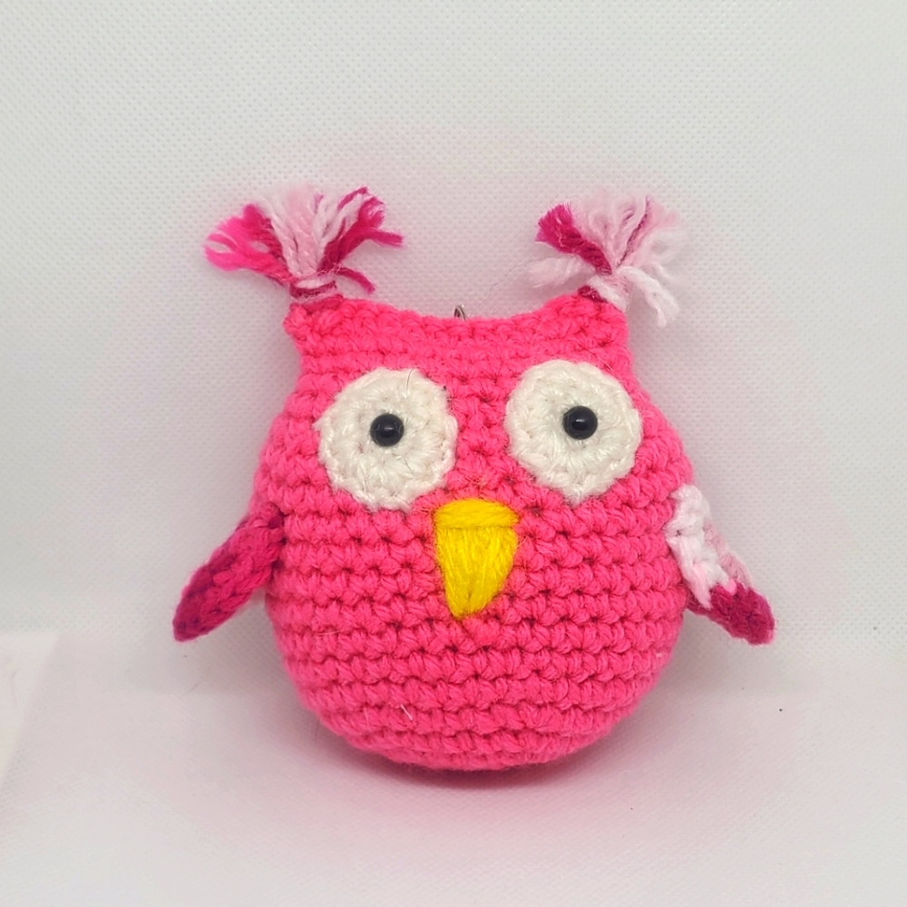 Amigurumi Owl Key Chain